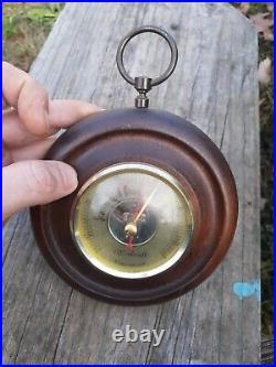 Antique Wood Barometer