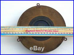 Antique Wood Brass West Germany Ships Boat Yacht Marine Weather Barometer