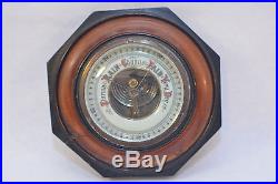 Antique Wood Wall weather Barometer
