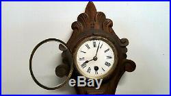 Antique Wooden Bonetfink & Co Cheapside London Banjo Clock/Thermometer/Barometer