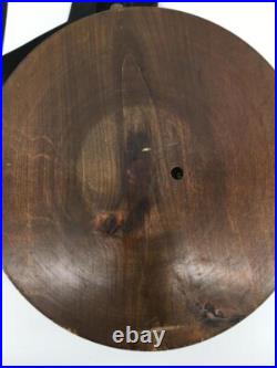 Antique Word & Works Barometer Weather Wood Framed Germany