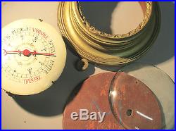 Antique barometer antique French barometer original carved wooden case Paris