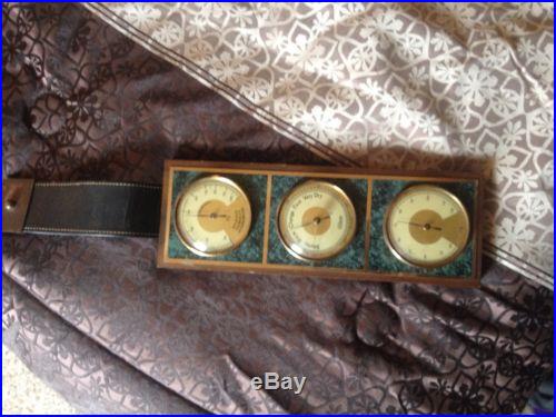 Antique barometer thermometer