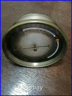 Antique brass barometer