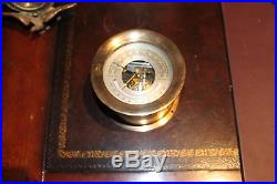 Antique chelsea brass barometer