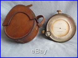 Antique compensated barometer surveying altimeter Short & Mason Calderoni 1900 s