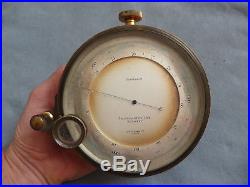 Antique compensated barometer surveying altimeter Short & Mason Calderoni 1900 s