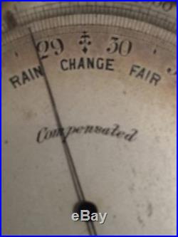Antique english pocket barometer