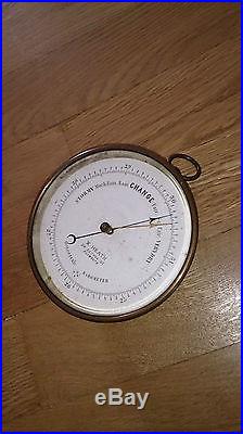 Antique holosteric barometer