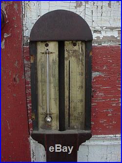 Antique old Stick Barometer. Charles WILDER. Peterboro NH. For parts / repairs