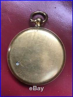 Antique pocket barometer by Short & Mason