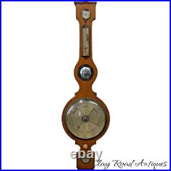 Antique rare tiger maple & Birdseye Barometer Court Exeter 42 1800s Antique rare tiger maple & Birdseye Barometer Court Exeter 42 1800s