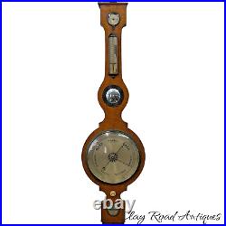 Antique rare tiger maple & Birdseye Barometer Court Exeter 42 1800s Antique rare tiger maple & Birdseye Barometer Court Exeter 42 1800s