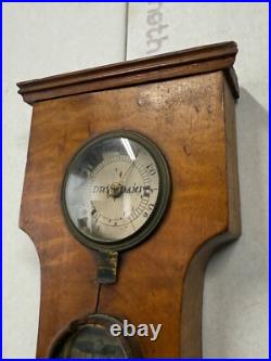 Antique rare tiger maple & Birdseye Barometer Court Exeter 42 1800s Antique rare tiger maple & Birdseye Barometer Court Exeter 42 1800s