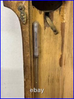 Antique rare tiger maple & Birdseye Barometer Court Exeter 42 1800s Antique rare tiger maple & Birdseye Barometer Court Exeter 42 1800s