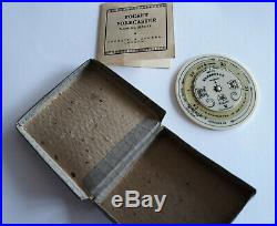 Antique/vintage Negretti & Zambra Pocket Forecaster with Box Pat. No. 6276/15