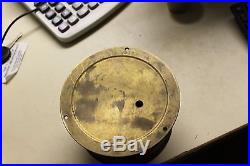 Antique vintage chelsea barometer old-heavy brass