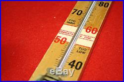 Antique/vintage wooden thermometer