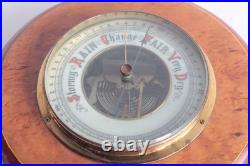Antique wall-mounted aneroid barometer (74794)