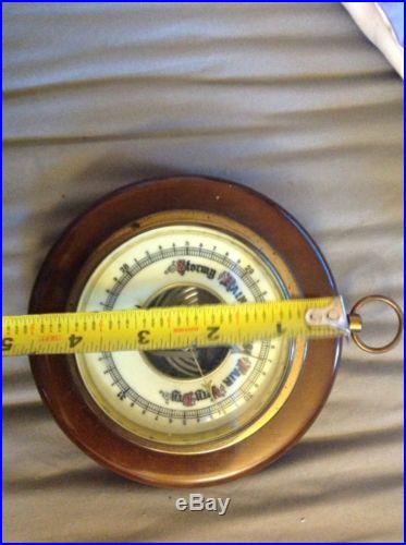 Antique wood german barometer Western Germany Beautiful Finish