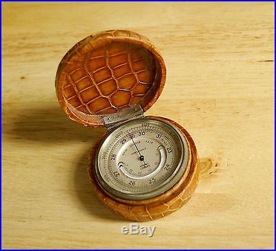 Asprey Compensated Pocket Barometer Steampunk