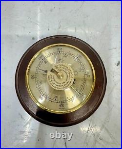 Atmospheric Pressure Maritime Instrument Ship Wall Barometer Made in Germany