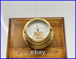Authentic Barigo Marine Barometer Typ Nr. 1500 Reclaim Brass Nautical Instrument Authentic Barigo Marine Barometer Typ Nr. 1500 Reclaim Brass Nautical Instrument