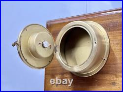 Authentic Barigo Marine Barometer Typ Nr. 1500 Reclaim Brass Nautical Instrument