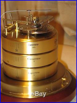 BARIGO German Weather Station Barometer-Thermometer-Hydrometer Vintage Rare Mint