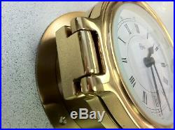BARIGO Poseidon Series Porthole Quartz Ship's Clock