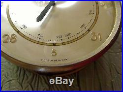 BEAUTIFUL WEST GERMAN WALL HANGING BAROMETER AND THERMOMETER SET