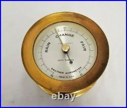 BRASS Seth Thomas Barometer 1504 Corsair E537-010 Very good