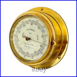 Barigo R81021 Rain Change Fair Barometer Brass Marine Nautical Ship Boats Yacht