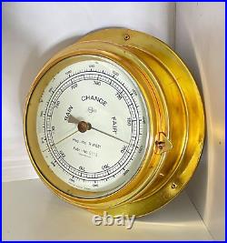 Barigo R81021 Rain Change Fair Barometer Brass Marine Nautical Ship Boats Yacht