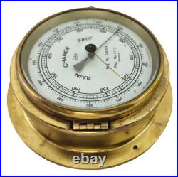Barigo R81021 Rain Change Fair Barometer Brass Marine Nautical Ship Boats Yacht