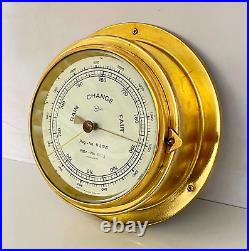 Barigo R81021 Rain Change Fair Barometer Brass Marine Nautical Ship Boats Yacht