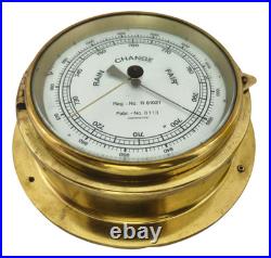 Barigo R81021 Rain Change Fair Barometer Brass Marine Nautical Ship Boats Yacht