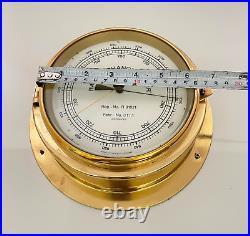 Barigo R81021 Rain Change Fair Barometer Brass Marine Nautical Ship Boats Yacht