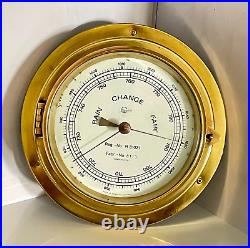 Barigo R81021 Rain Change Fair Barometer Brass Marine Nautical Ship Boats Yacht