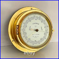 Barigo R81021 Rain Change Fair Barometer Brass Marine Nautical Ship Boats Yacht