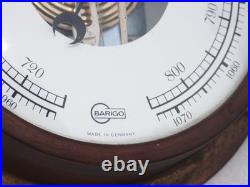 Barigo Ship Boat Marine Atmospheric Weather Aneroid Barometer Germany