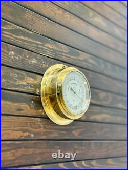 Barigo Twin Diaphragm Nautical Barometer Rain Change Fair Doppeldose Germany
