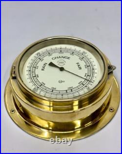 Barigo Twin Diaphragm Nautical Barometer Rain Change Fair Doppeldose Germany