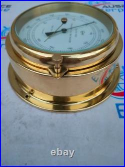 Barigo Type Nr 1500 Fair Barometer Brass Marine Nautical Ship Boats Yacht