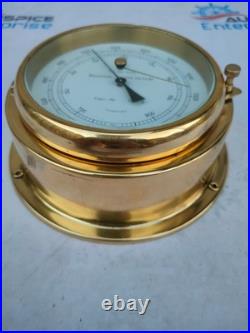 Barigo Type Nr 1500 Fair Barometer Brass Marine Nautical Ship Boats Yacht