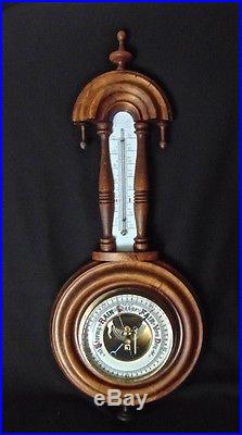 Barometer Antique Turn Of 19th Century Marked