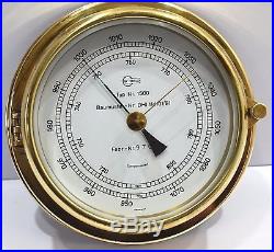 Barometer Barigo aneroid brass precision marine antique vintage high-accuracy 1
