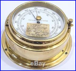 Barometer Barigo aneroid brass precision marine antique vintage high-accuracy 4