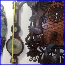 Barometer, Extra Large Antique Somalvico & Son 50 X 15