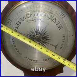 Barometer, Extra Large Antique Somalvico & Son 50 X 15